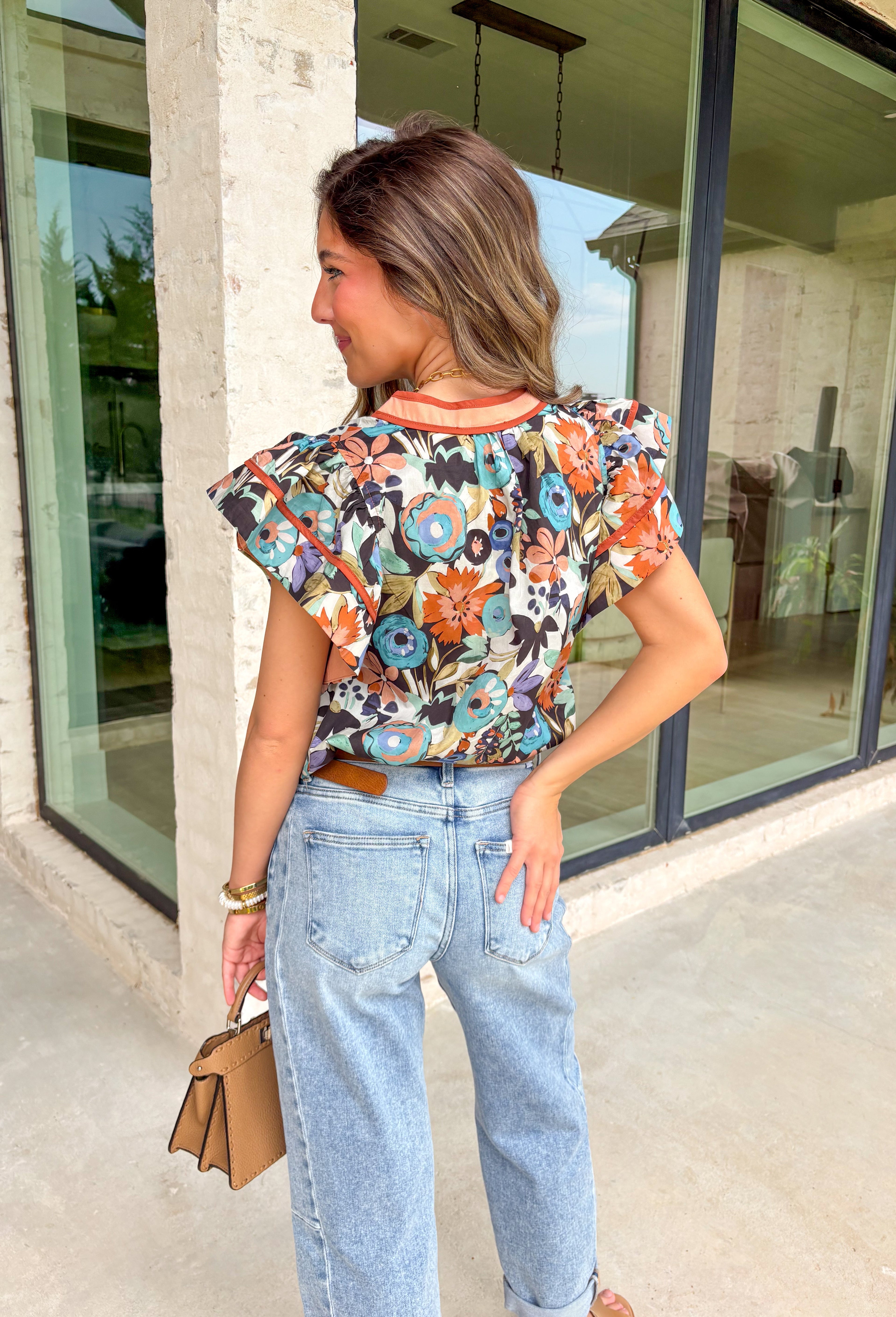 Charming Moment Floral Top