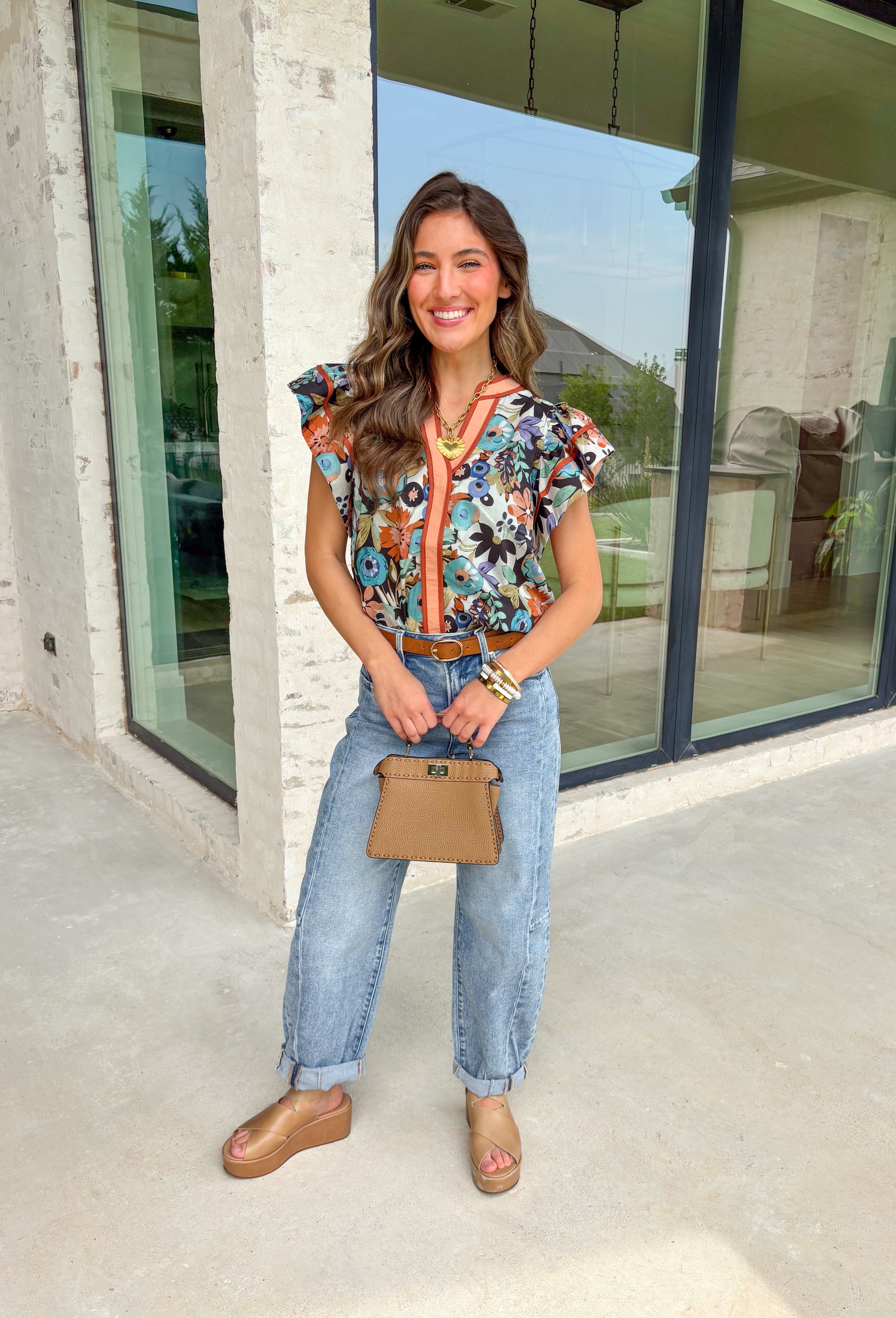 Charming Moment Floral Top