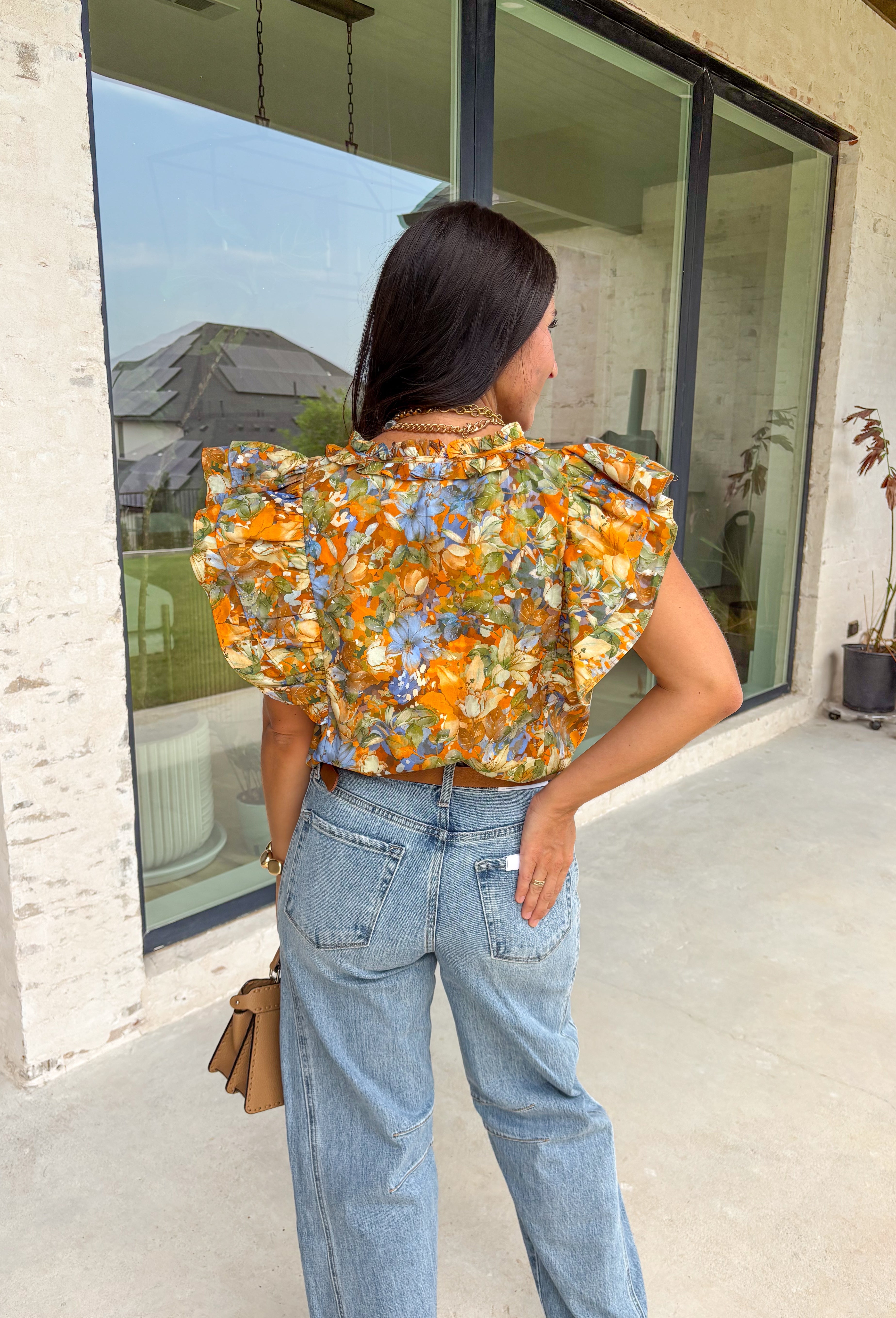 Faith In You Floral Top