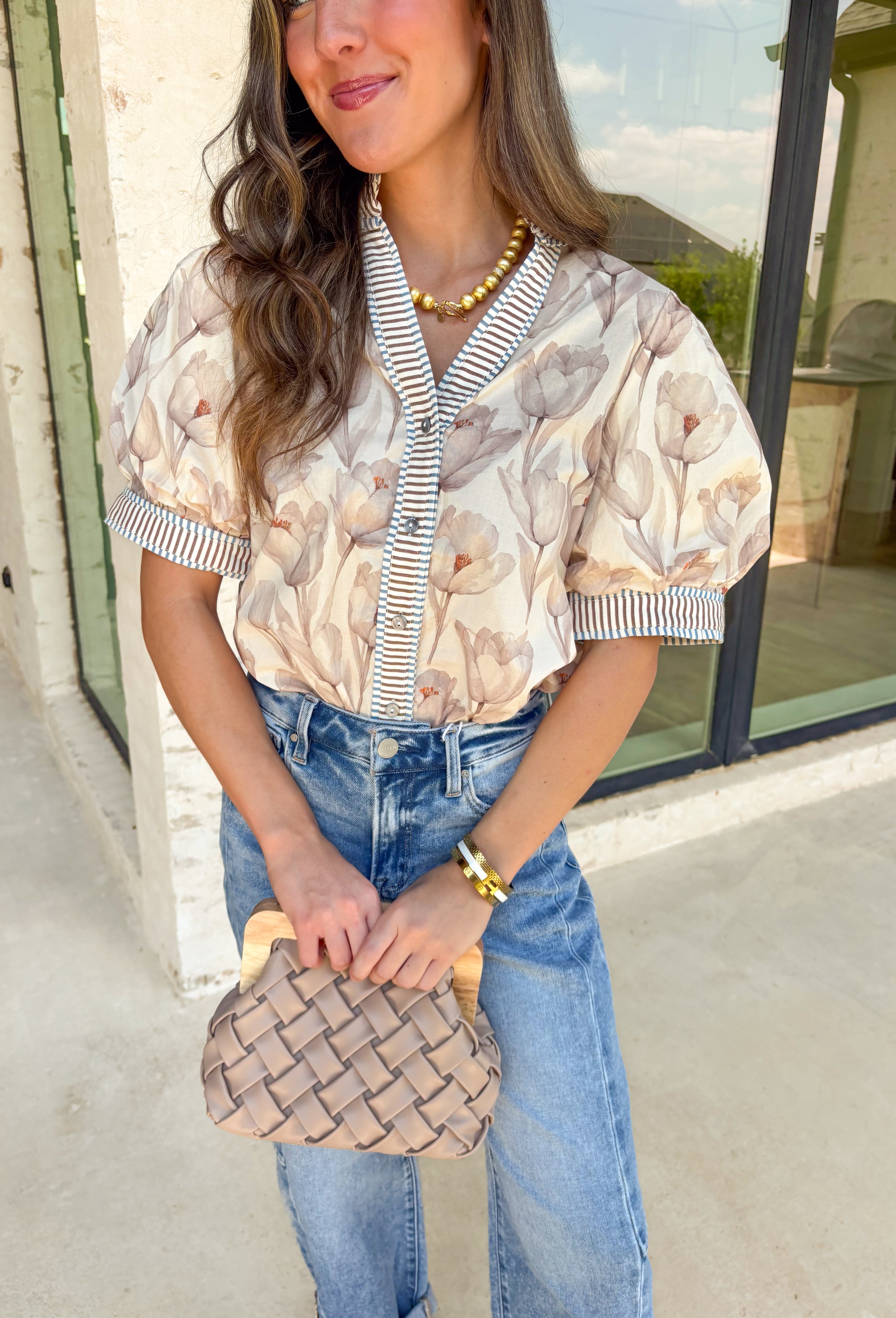 Just Imagine Floral Top