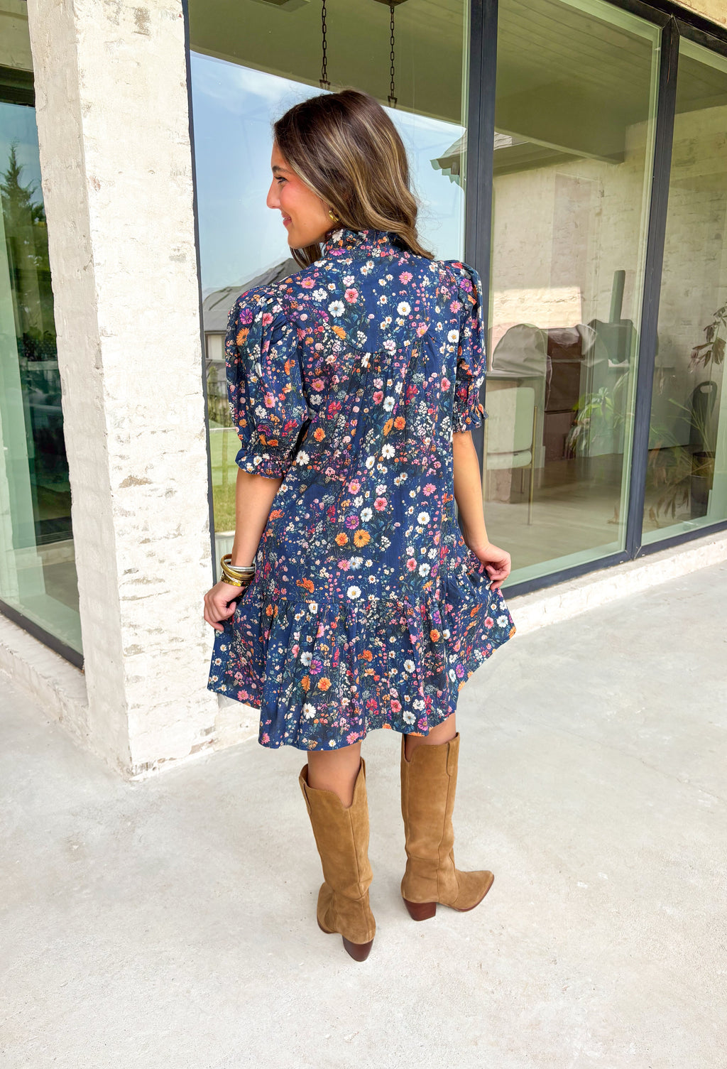 Just Say When Floral Dress