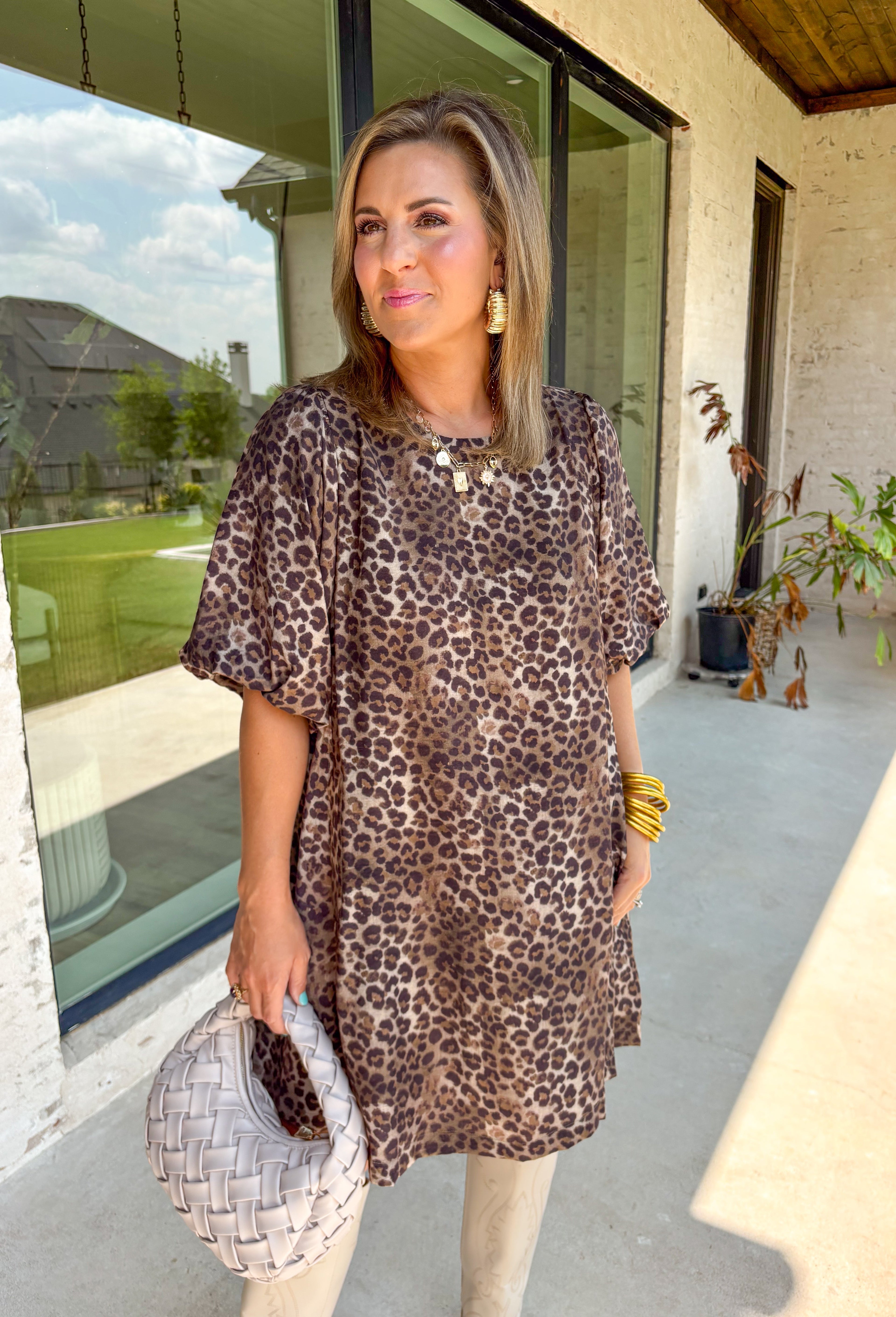 One More Shot Leopard Dress