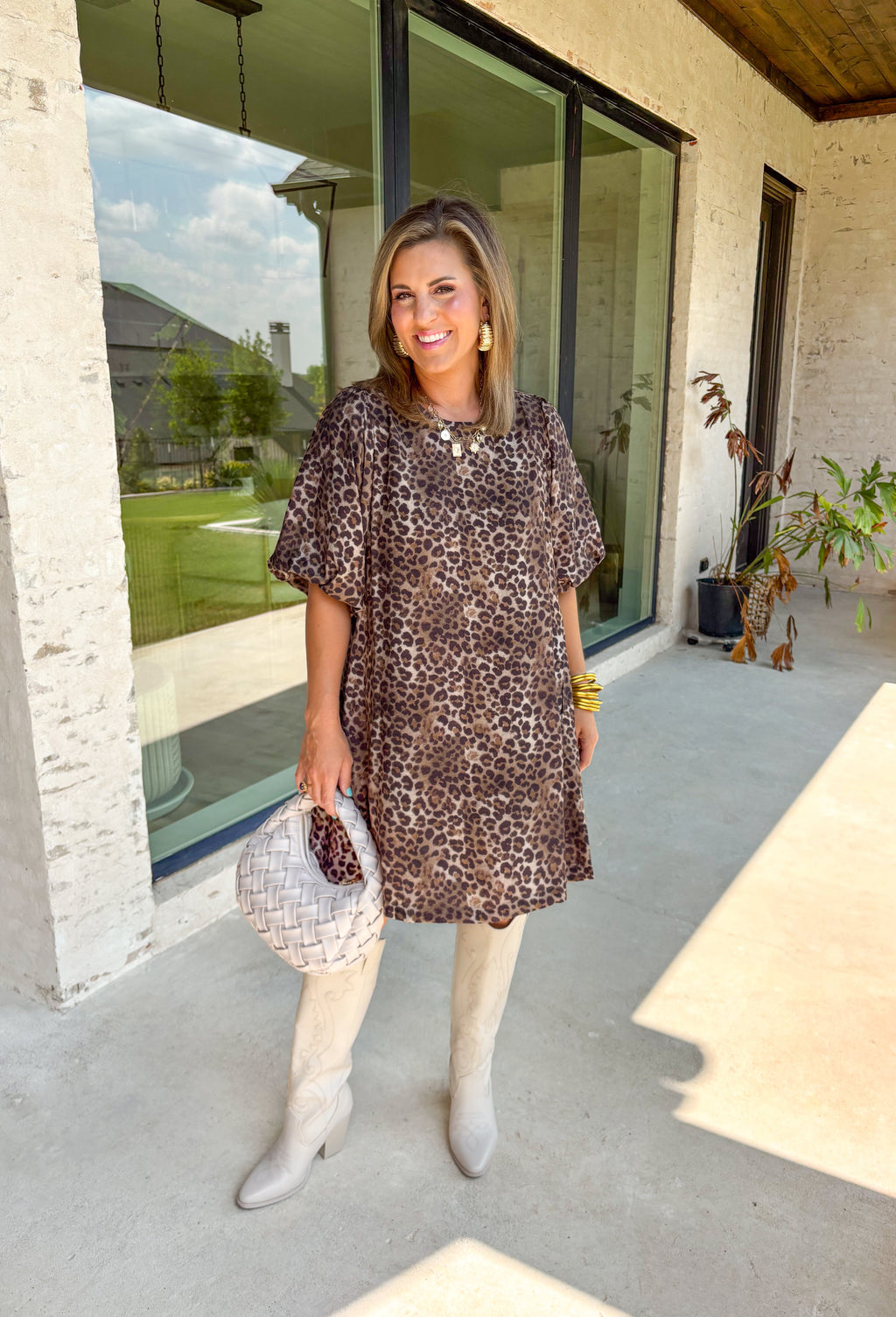 One More Shot Leopard Dress