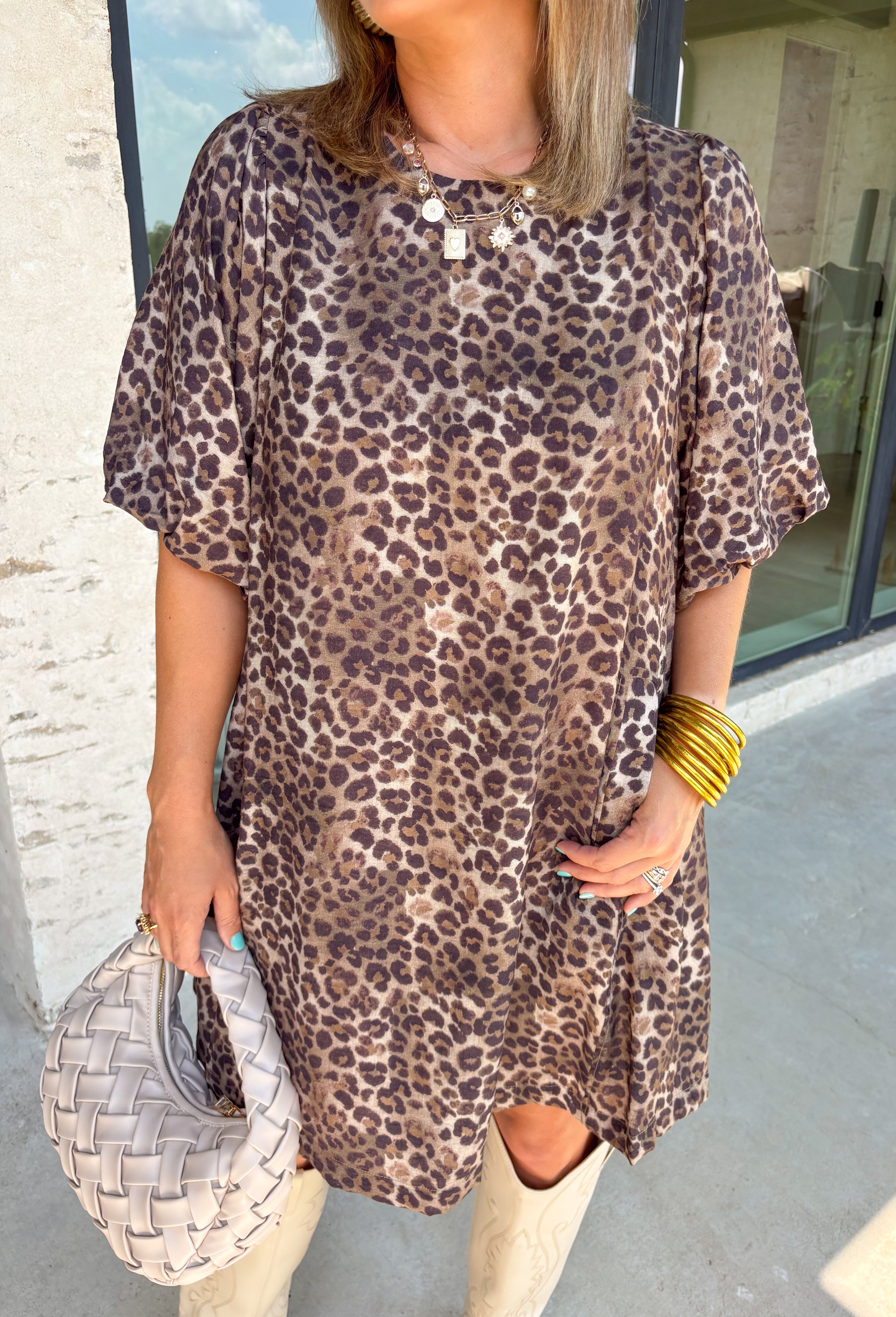 One More Shot Leopard Dress