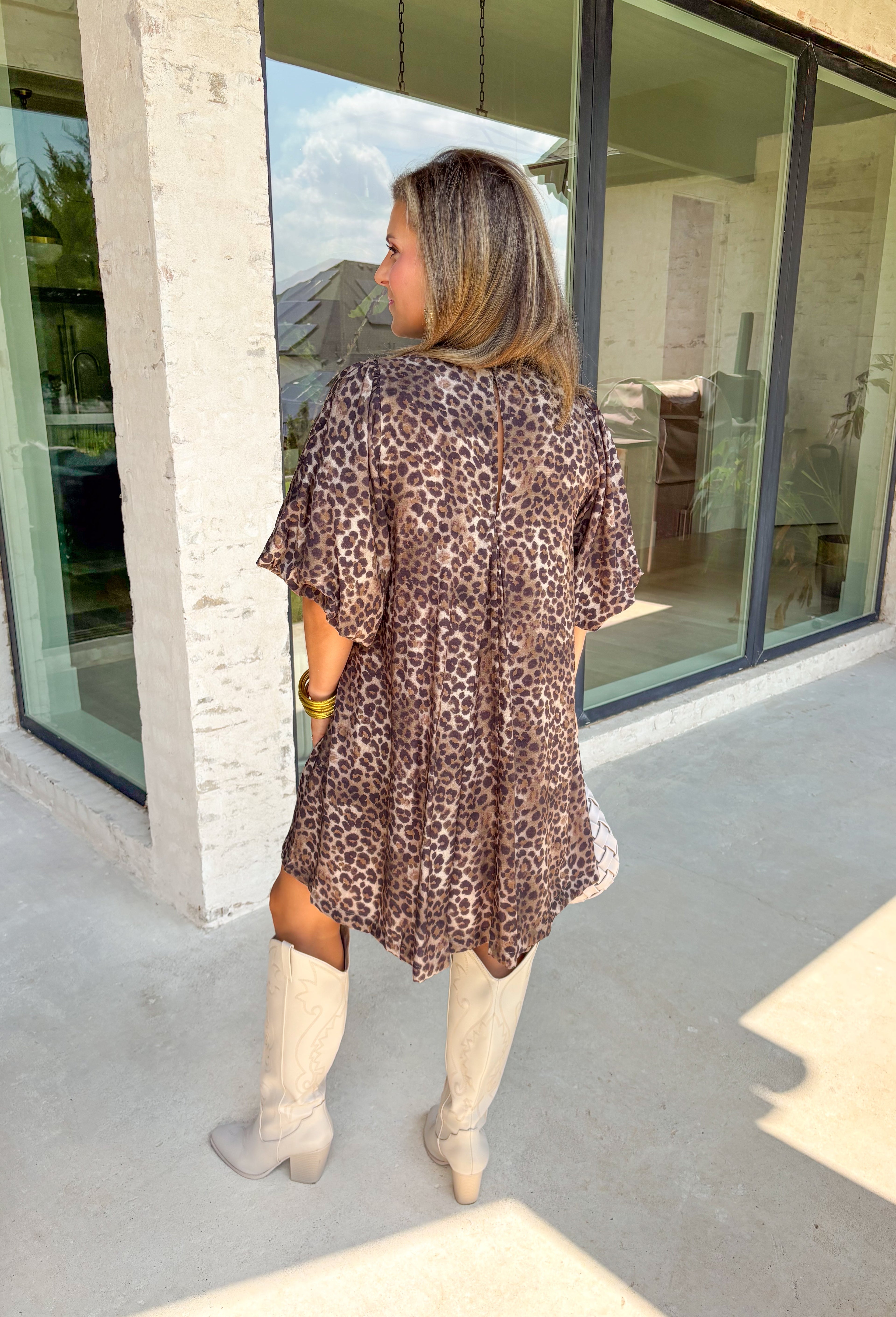 One More Shot Leopard Dress