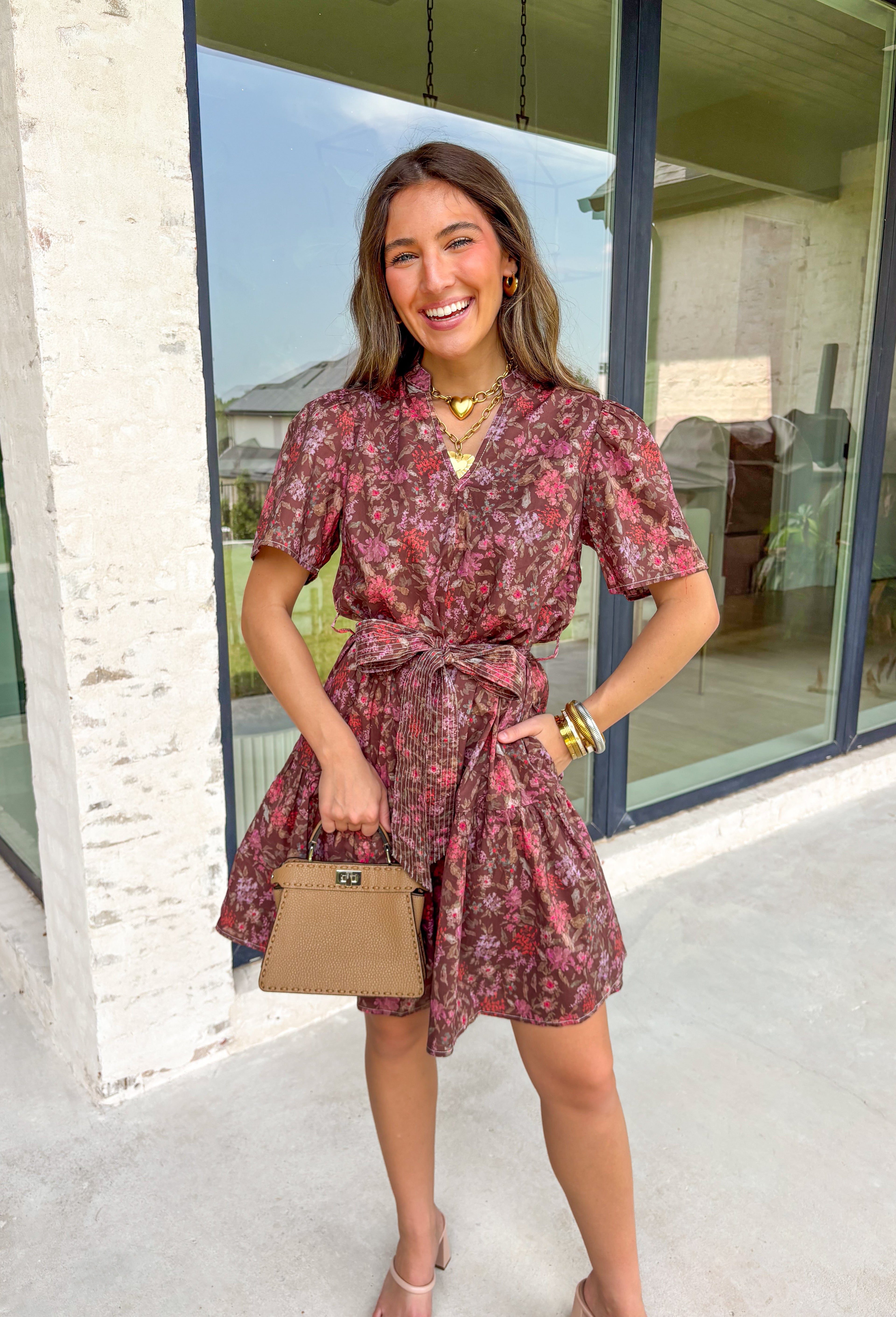 Thankful Moment Floral Dress