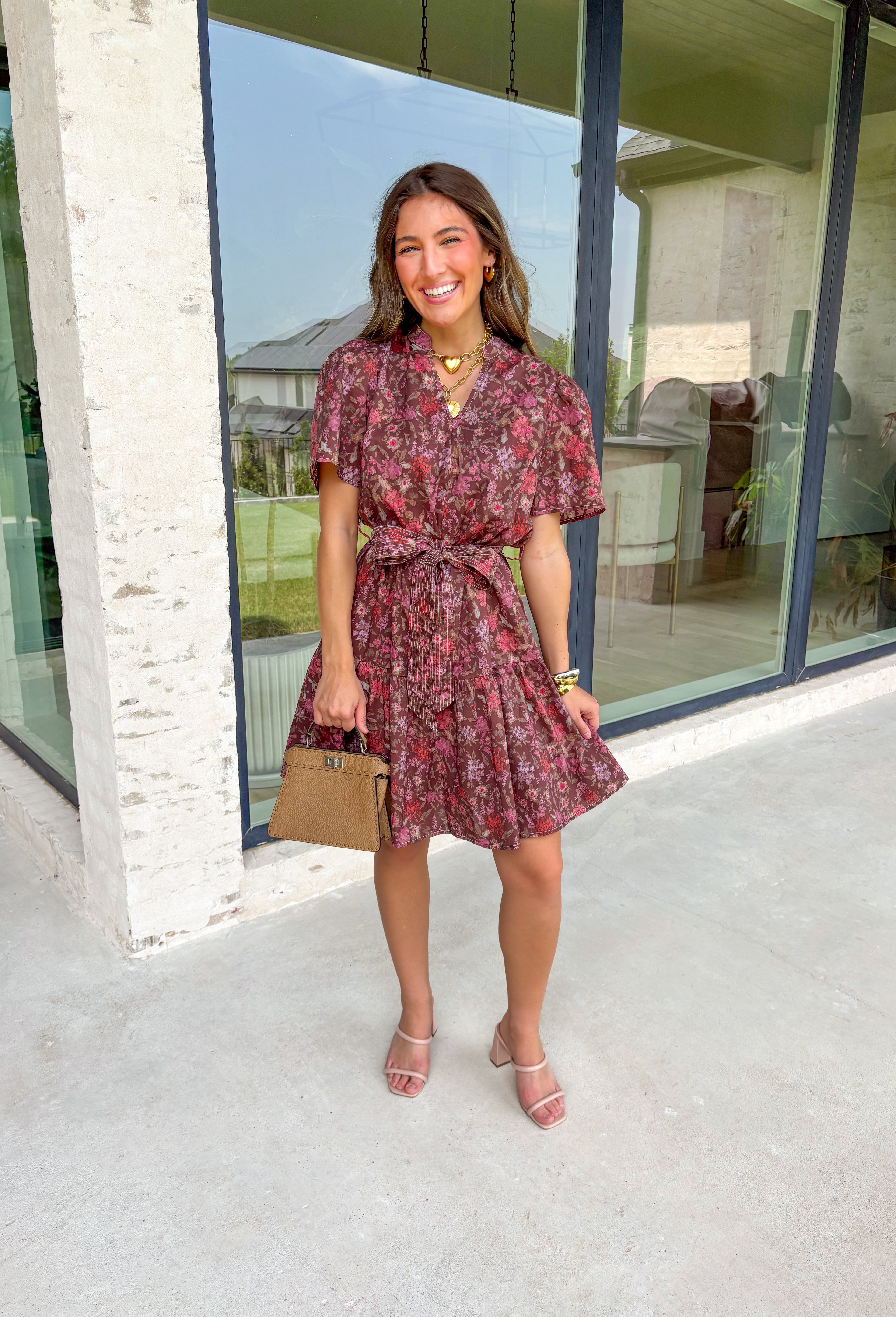 Thankful Moment Floral Dress