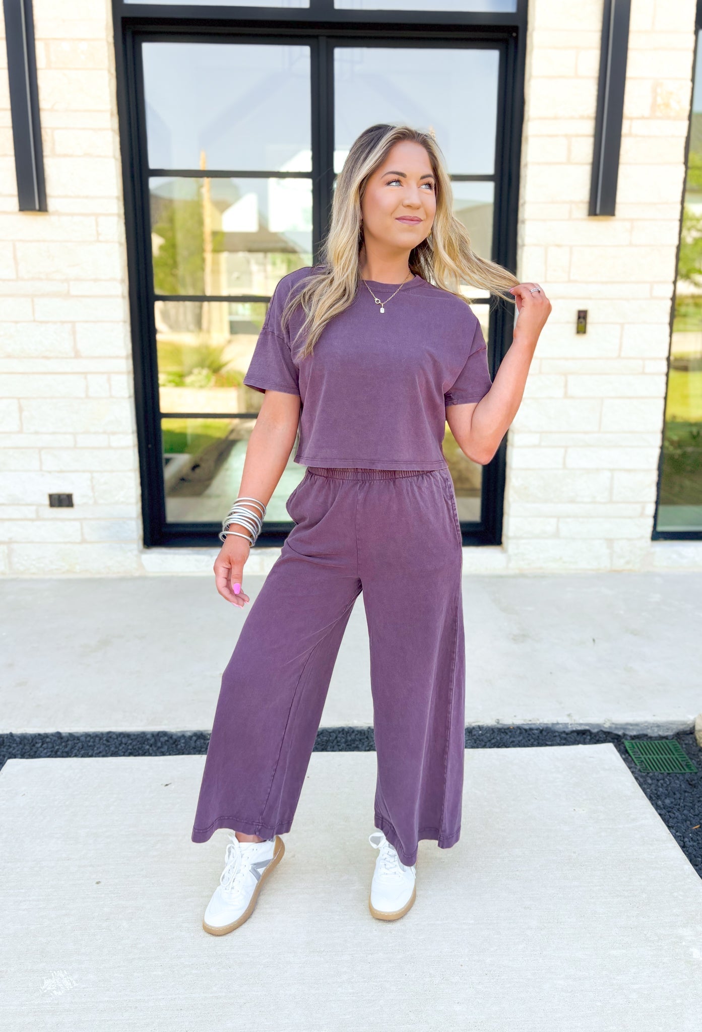 Z SUPPLY Sway Cropped Tee in Cocoa Berry